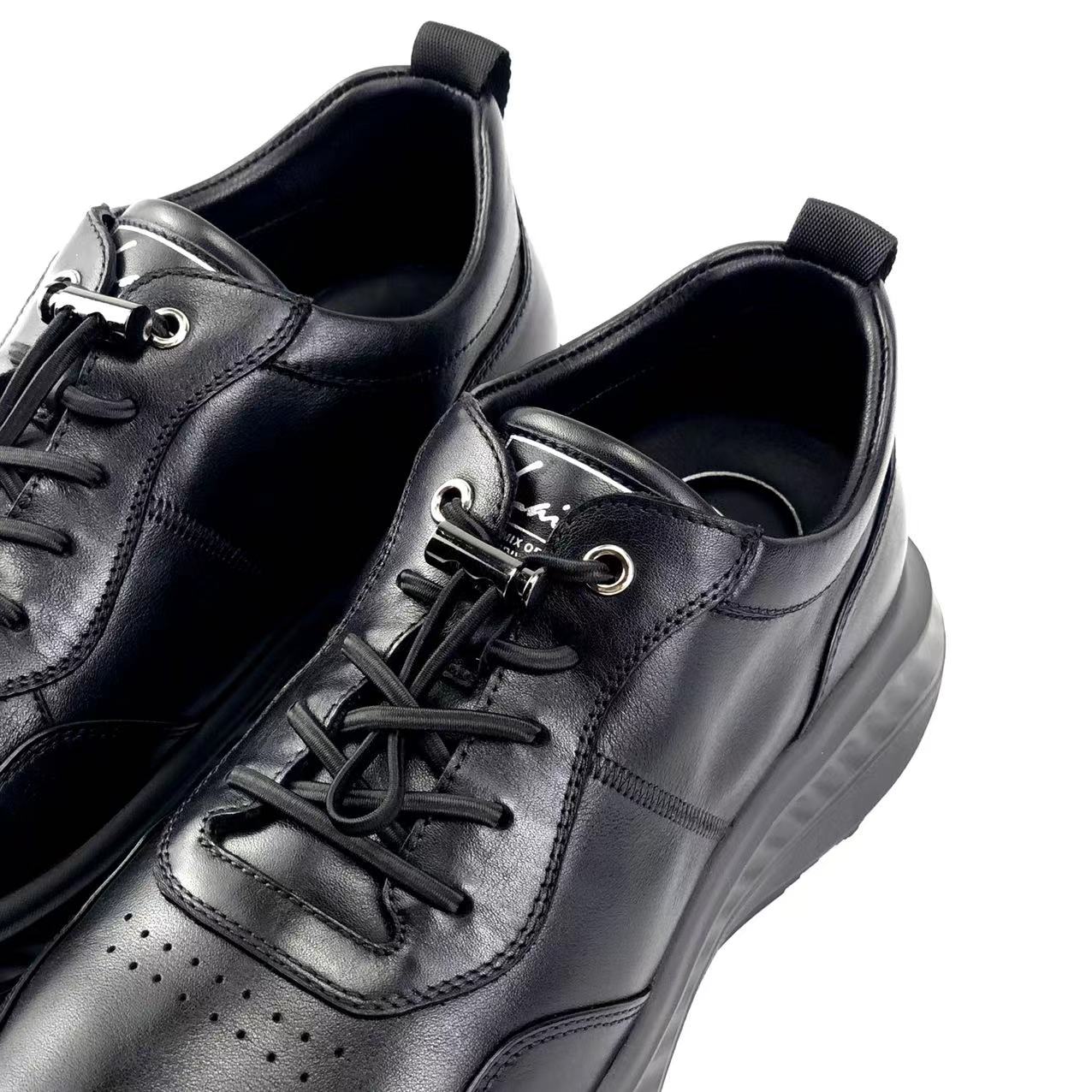 LAILE Urban Motion Leather Sneakers – Hybrid Comfort, Refined Design