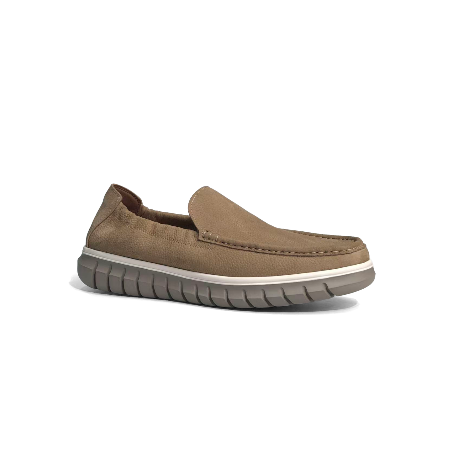 LAILE Hand-Stitched Moccasin Casual Loafers