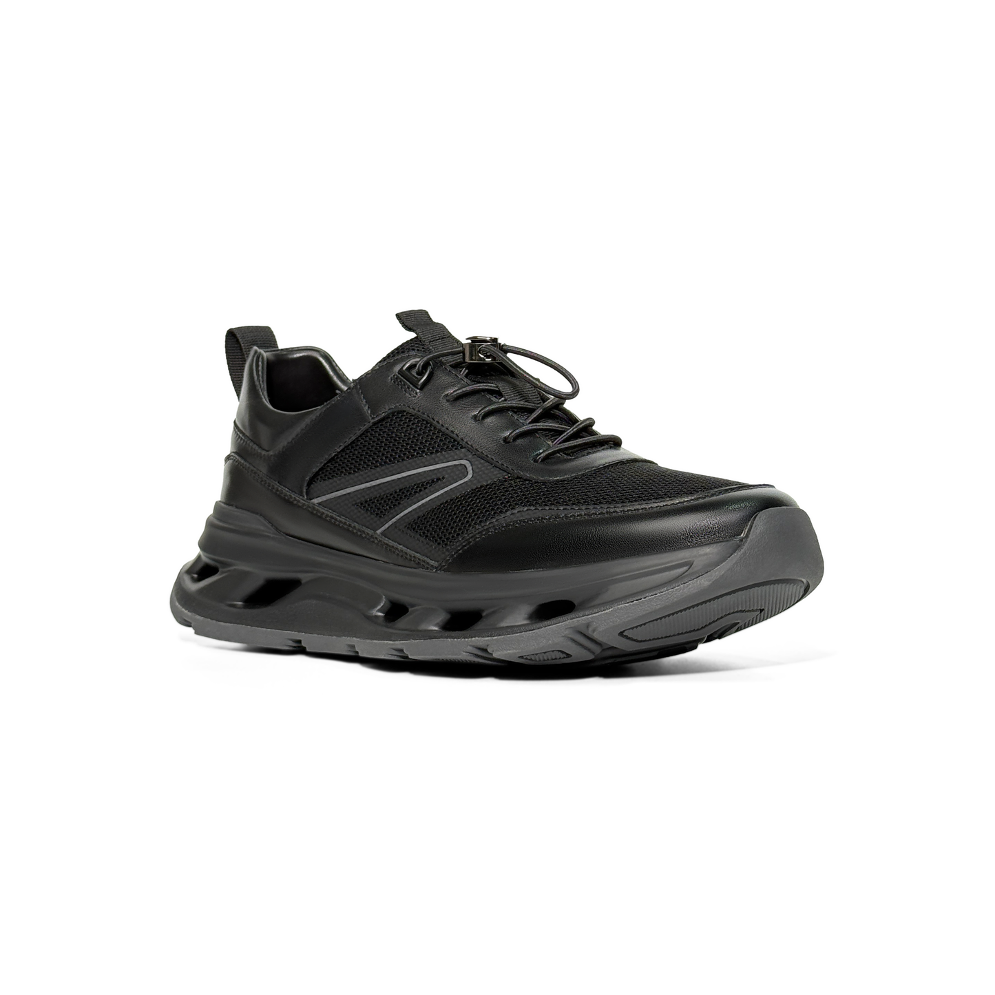 LAILE Cushioning Running Shoes Black Samurai Color Professional Durable Sports Shoes