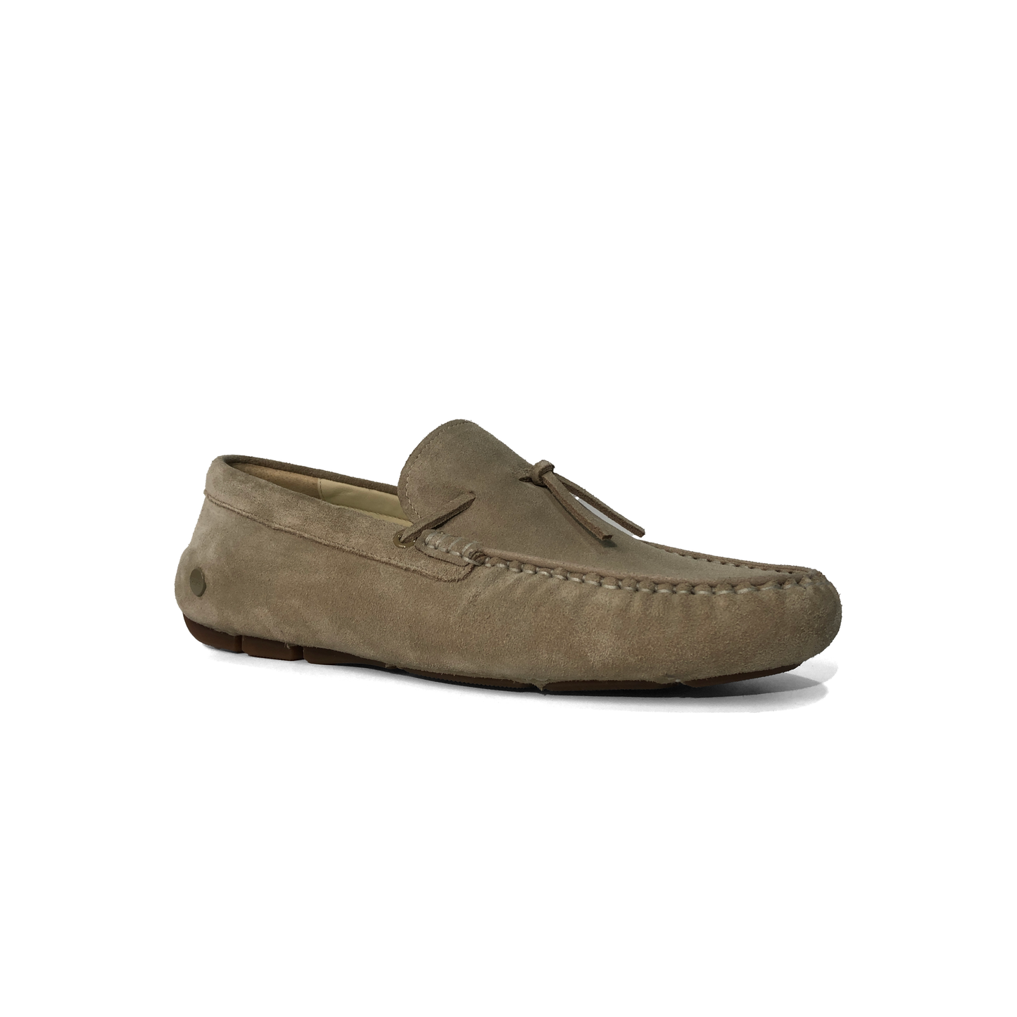 LAILE Matte Nubuck Tassel Moc Toe Driving Loafers