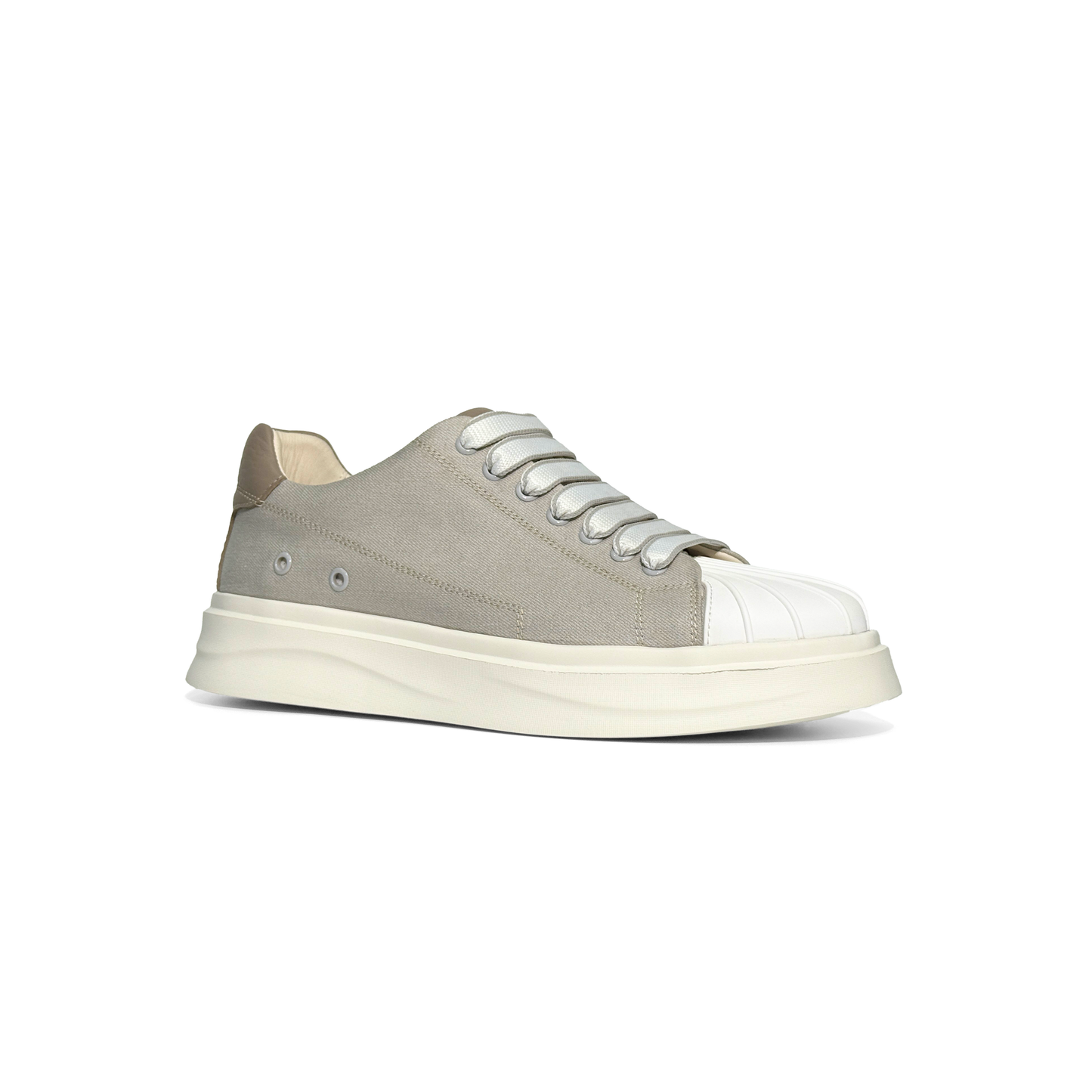 LAILE Thick Corduroy Canvas Platform Skate Sneakers