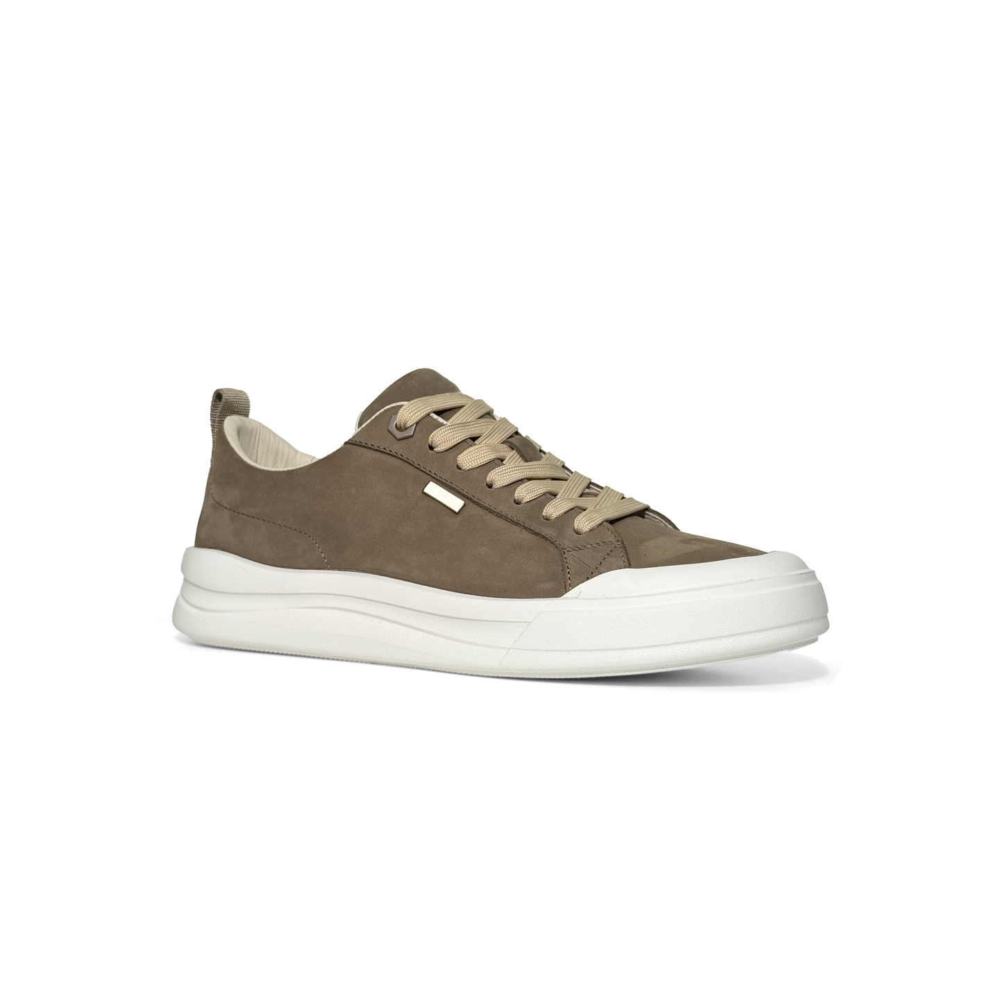LAILE Matte Nubuck Suede Platform Skate Sneakers