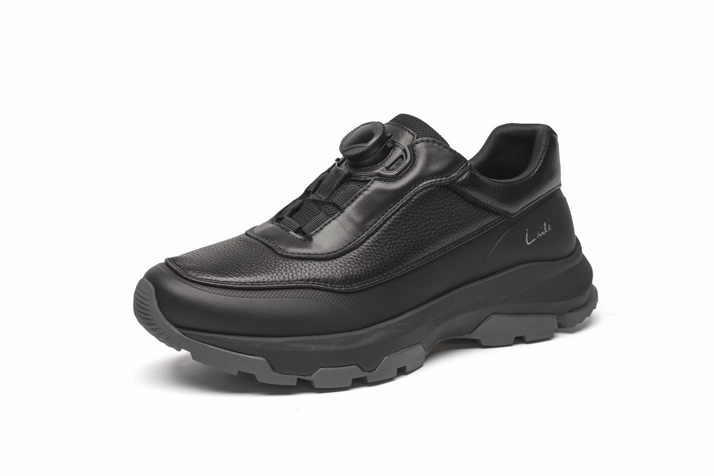 LAILE Men’s First Layer Cowhide Thick Sole Casual Sneakers