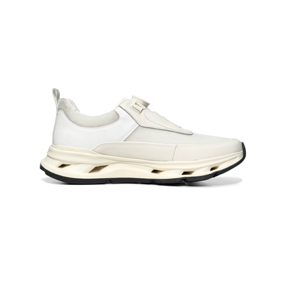 LAILE 2025 New Model Rotating Buckle Men’s Shoes, Thick Sole, Breathable, Casual Athletic Sneakers.