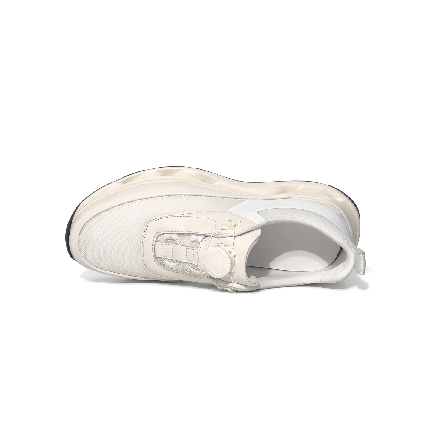 LAILE 2025 New Model Rotating Buckle Men’s Shoes, Thick Sole, Breathable, Casual Athletic Sneakers.