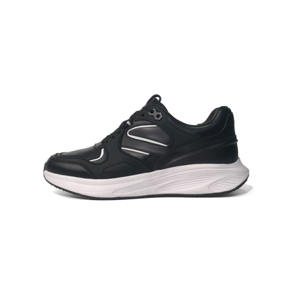 LAILE Full Grain Smooth Leather Performance Running Sneakers