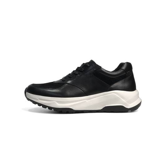 LAILE Nubuck Smooth Leather Hybrid Performance Sneakers