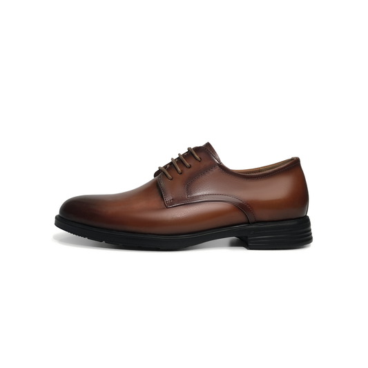 LAILE Matte Nubuck Moc Toe Chukka Ankle Boots