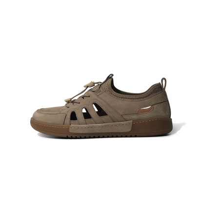 Men's Summer Vintage Leather Hollow-out Sandals