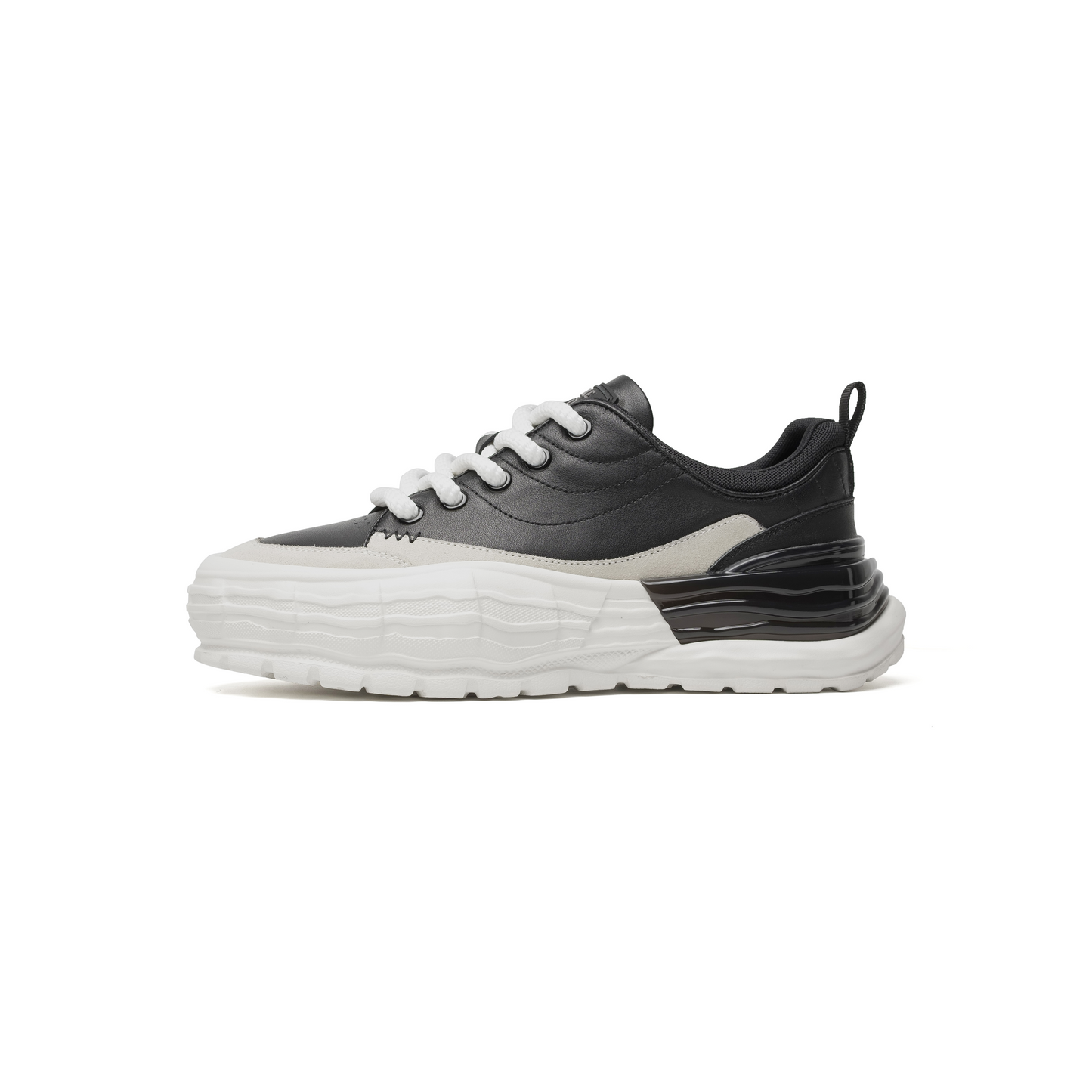 LAILE Urban Form Sneakers – Sculpted Sole, Monochrome Statement