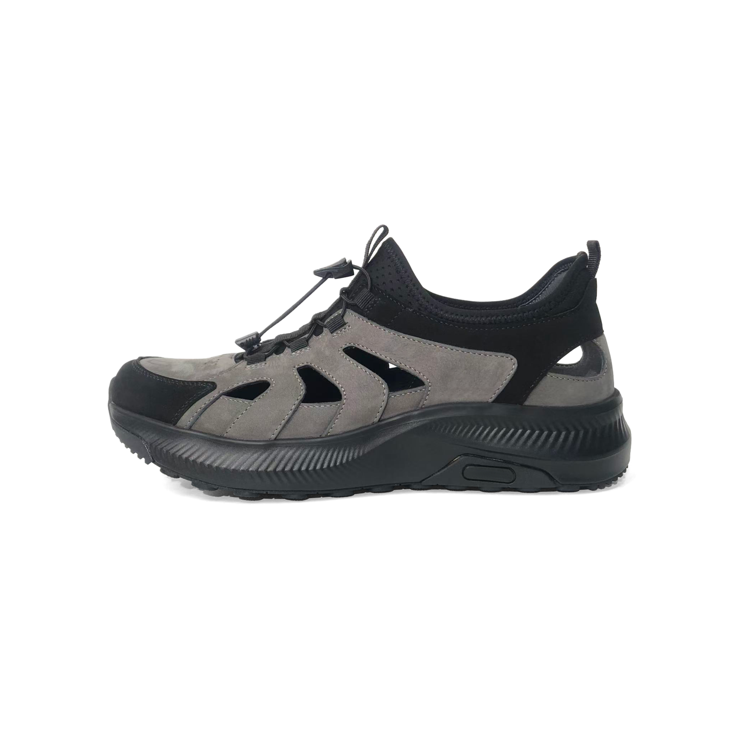 LAILE Matte Nubuck Cutout Hollow Outdoor Sandal Trainers