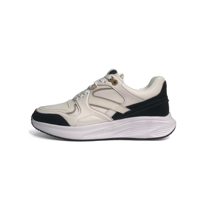 LAILE Full Grain Smooth Leather Performance Running Sneakers