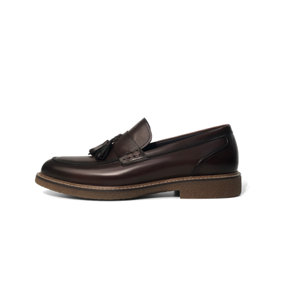 Laile Vintage Goodyear Stitch Tassel Penny Loafers