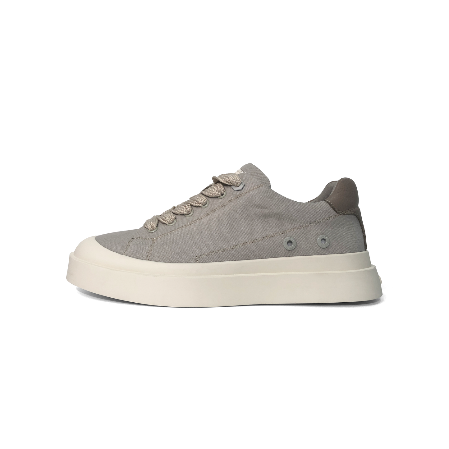 LAILE Heavy Raw Denim Canvas Platform Skate Sneakers