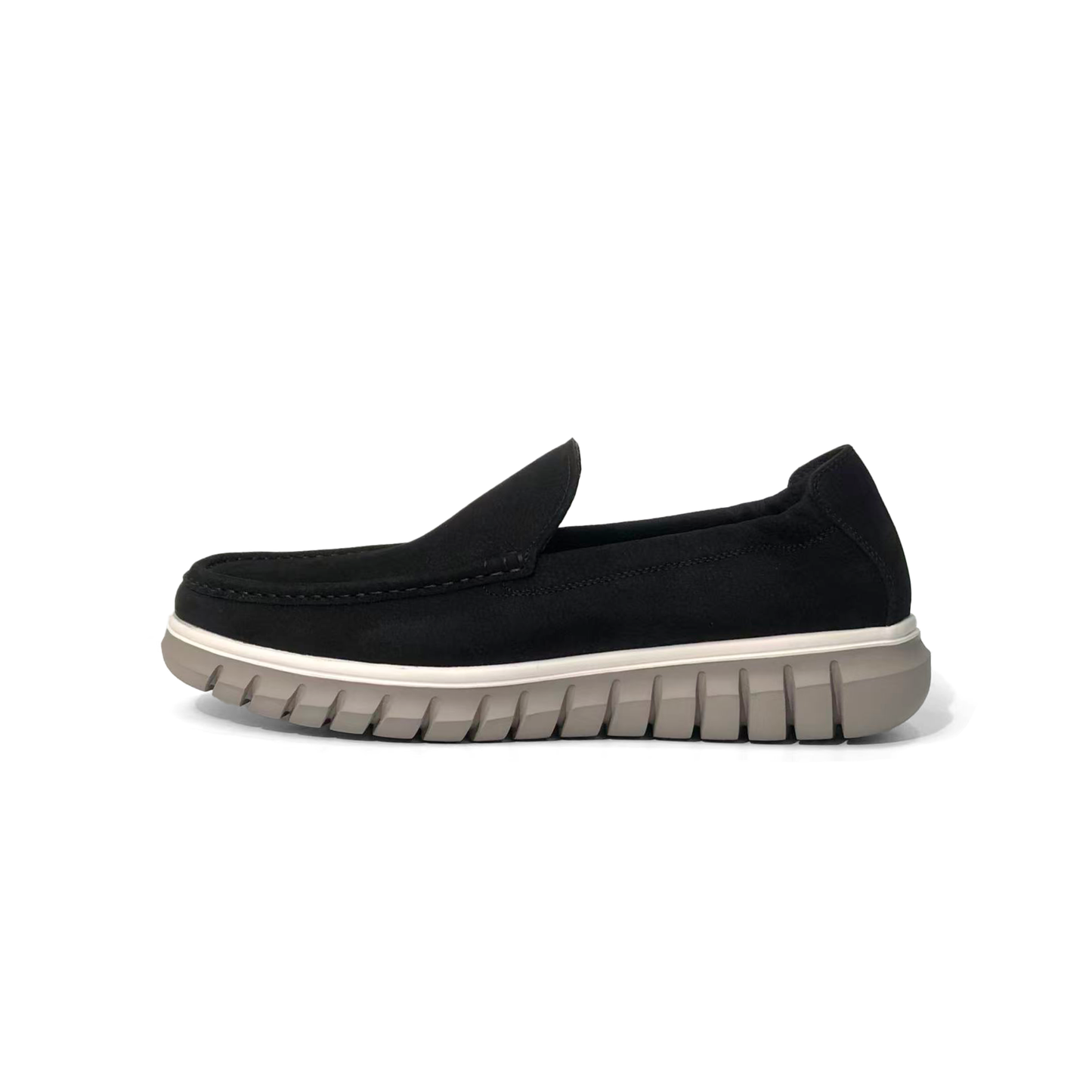 LAILE Hand-Stitched Moccasin Casual Loafers