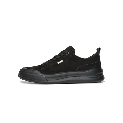 LAILE Matte Nubuck Suede Platform Skate Sneakers