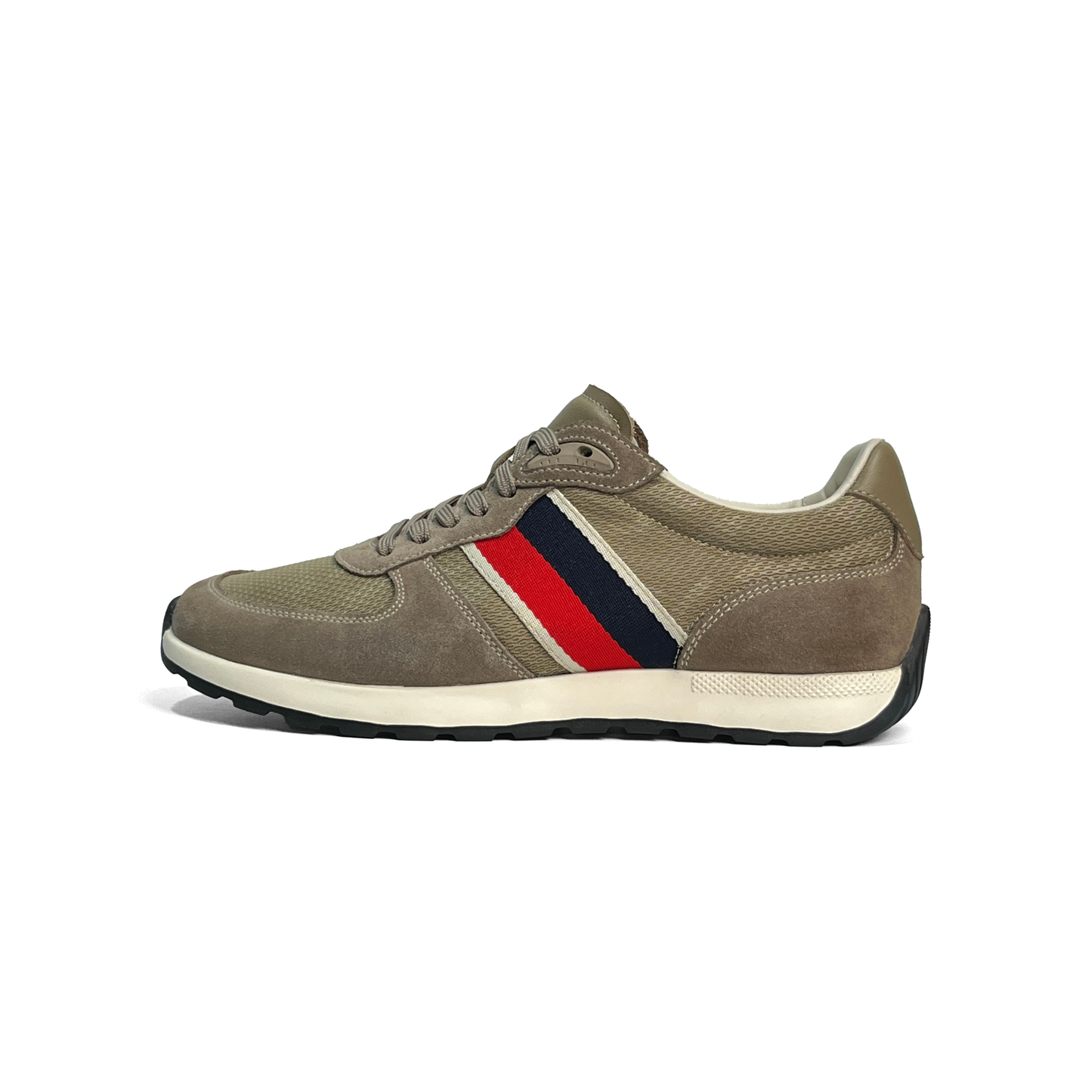 LAILE Monogram Jacquard Striped Air Cushion Platform Trainers