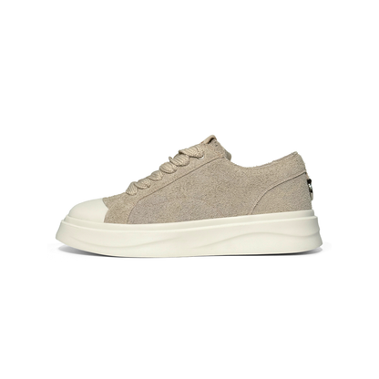 LAILE Daily Soft Fluff Suede Platform Trainer