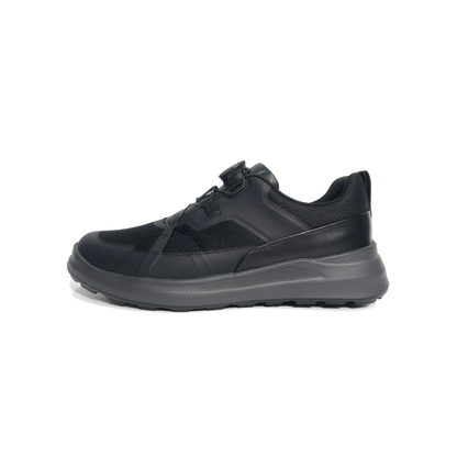 LAILE Breathable Mesh Dial Quick Lace Elevated Platform Trainers