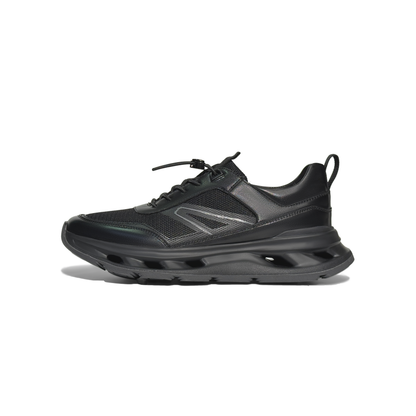 LAILE Cushioning Running Shoes Black Samurai Color Professional Durable Sports Shoes