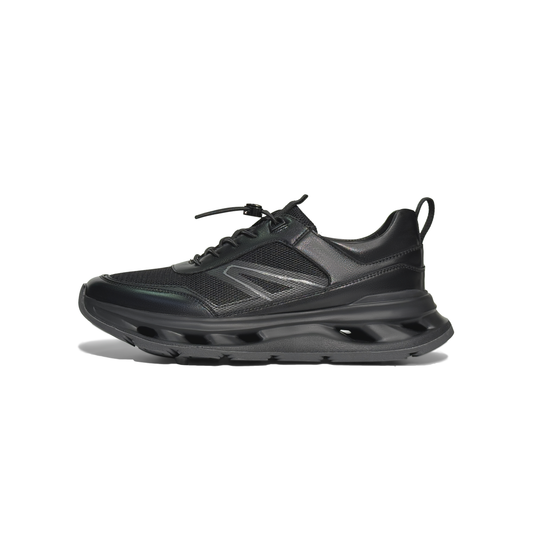 LAILE Cushioning Running Shoes Black Samurai Color Professional Durable Sports Shoes