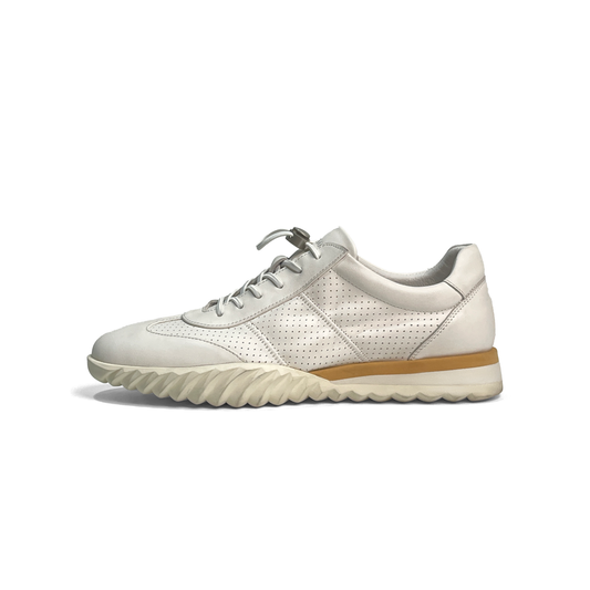 LAILE Micro Dot Perforated Auto Quick Lace Retro Wave Sole Trainers