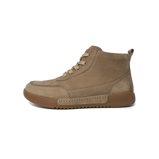 LAILE Full Grain Nubuck Mid-Top Casual Chukka Boots