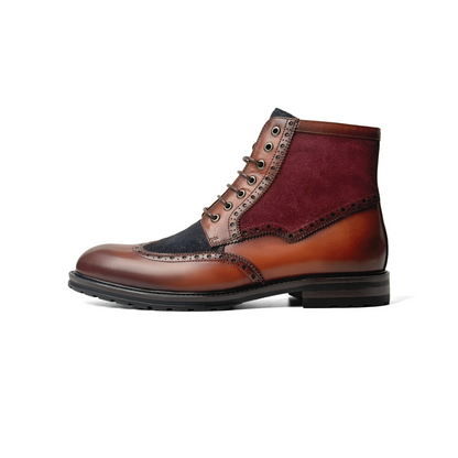 Laile Vintage Men's Tall Leather Boots