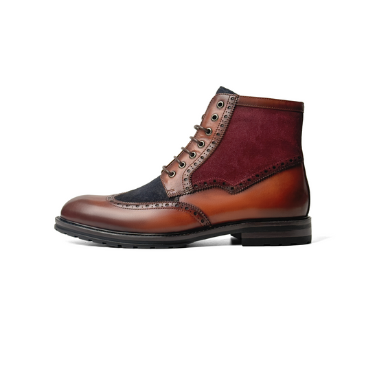 Laile Vintage Men's Tall Leather Boots