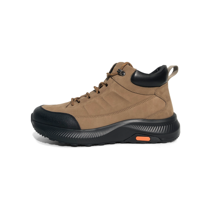 LAILE Matte Nubuck Mid-Top Outdoor Hiker Trainers