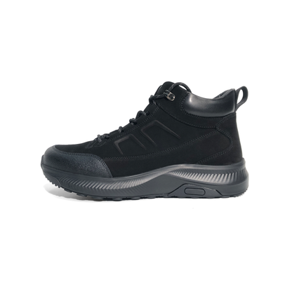 LAILE Matte Nubuck Mid-Top Outdoor Hiker Trainers
