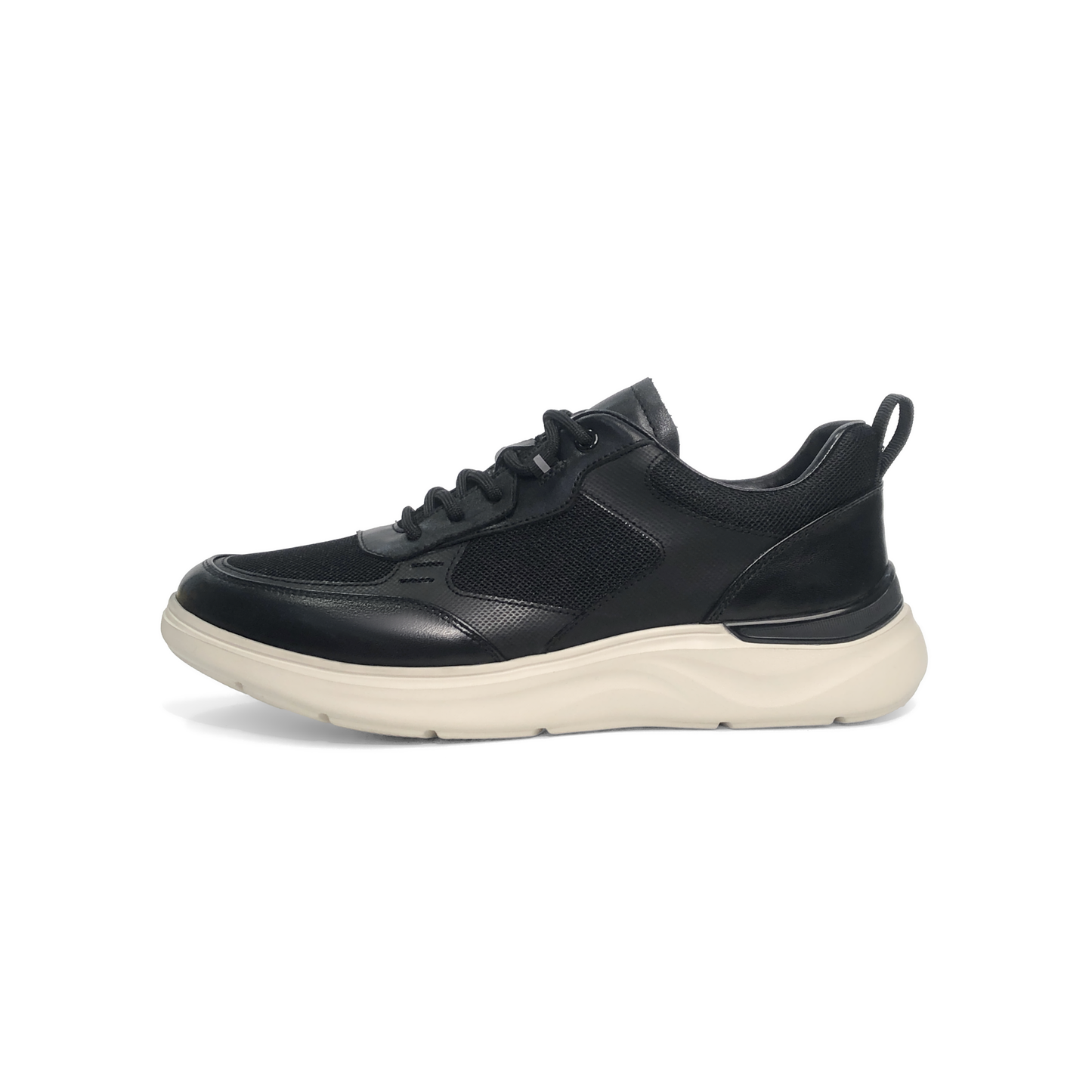 LAILE Leather Mesh Hybrid Sport-Dress Walking Sneakers