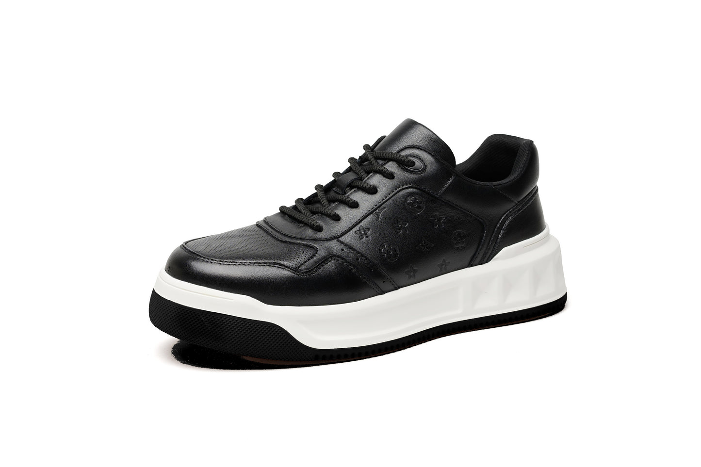 LAILE Urban Contrast Sneakers – Black Elegance Meets Street Energy