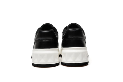 LAILE Urban Contrast Sneakers – Black Elegance Meets Street Energy