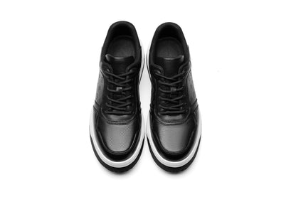 LAILE Urban Contrast Sneakers – Black Elegance Meets Street Energy