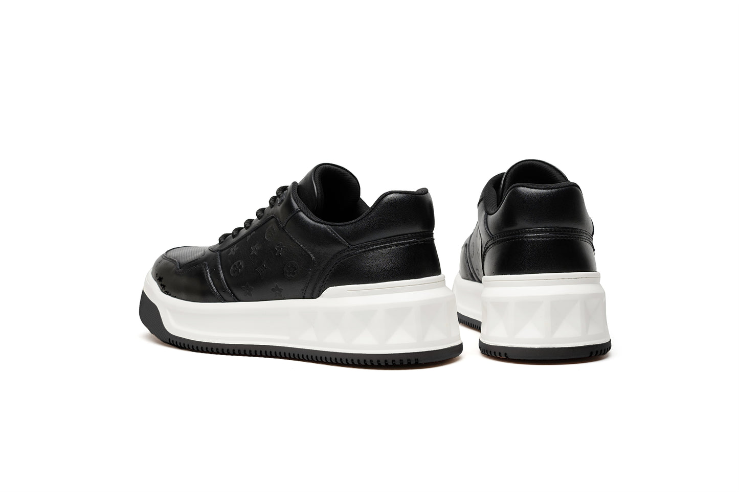 LAILE Urban Contrast Sneakers – Black Elegance Meets Street Energy