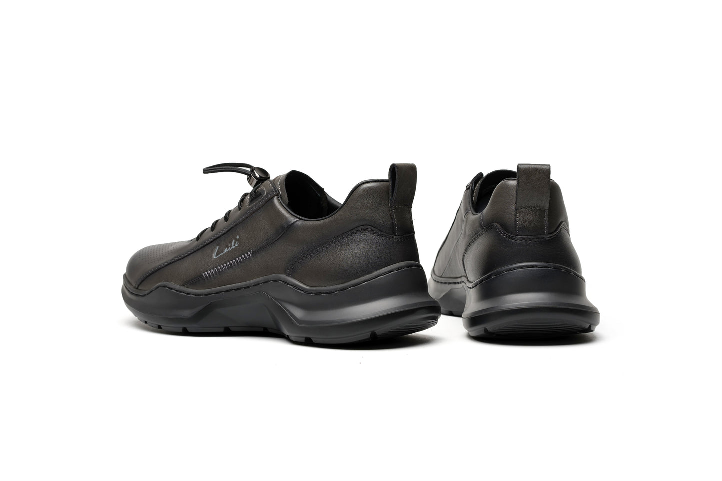 LAILE Leather Urban Hybrid Sneakers – Business Comfort Meets Modern Street Style