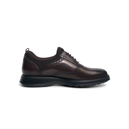 Black Brogue Wingtip Hybrid Oxford Shoes