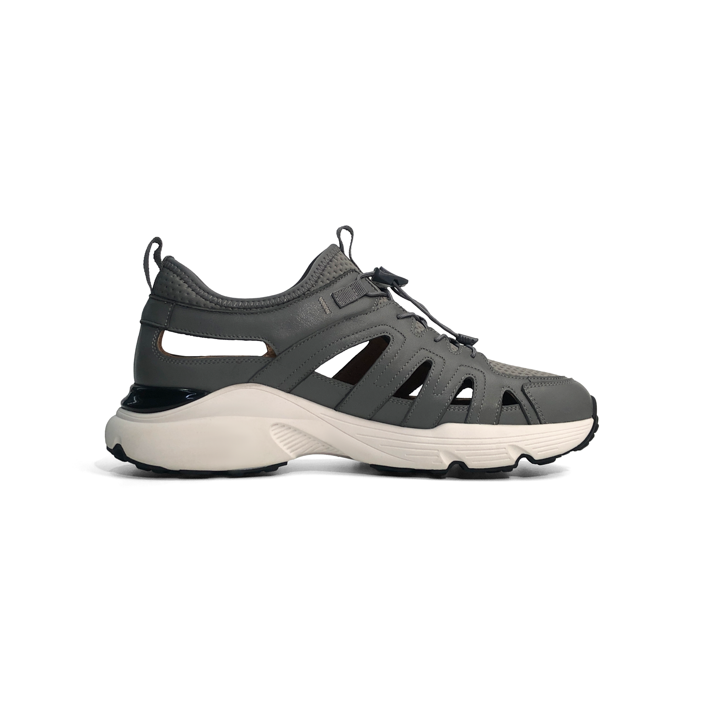 LAILE Cutout Leather Mesh Hybrid Sport Sandal Sneakers
