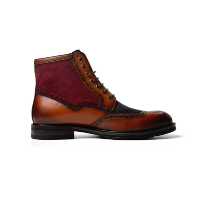 Laile Vintage Men's Tall Leather Boots