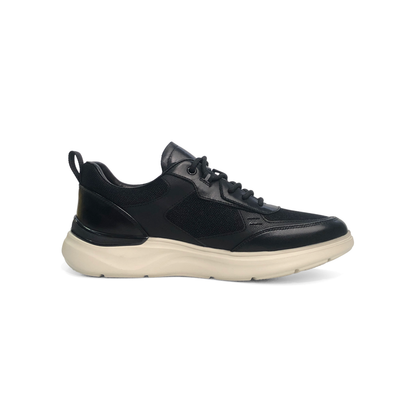 LAILE Leather Mesh Hybrid Sport-Dress Walking Sneakers