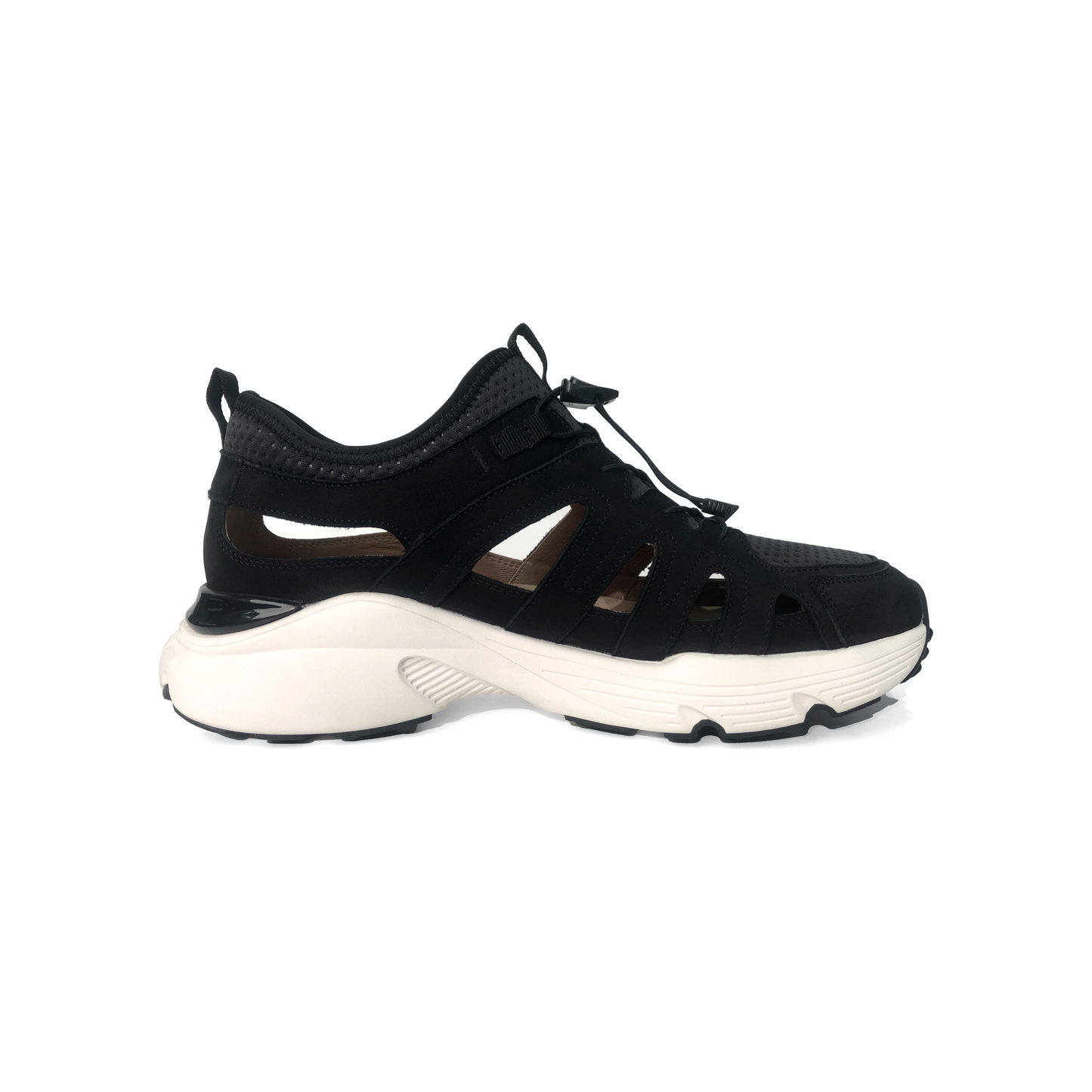 LAILE Cutout Leather Mesh Hybrid Sport Sandal Sneakers