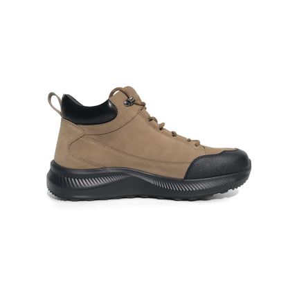 LAILE Matte Nubuck Mid-Top Outdoor Hiker Trainers