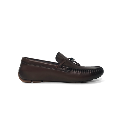 LAILE Hand Stitched Moc Toe Loafer