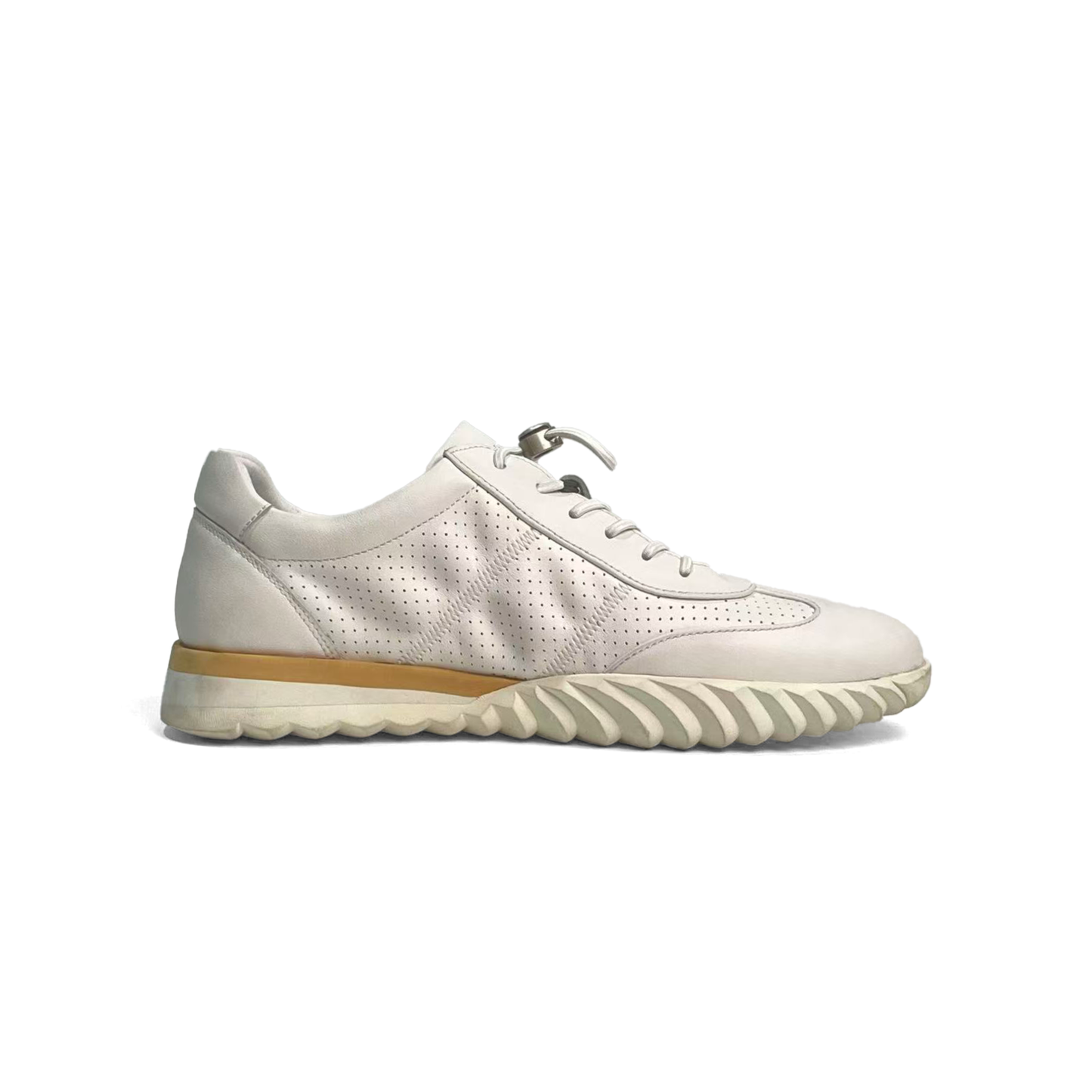 LAILE Micro Dot Perforated Auto Quick Lace Retro Wave Sole Trainers