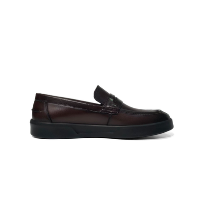 LAILE Hand Antiqued Penny Slip-On Loafers