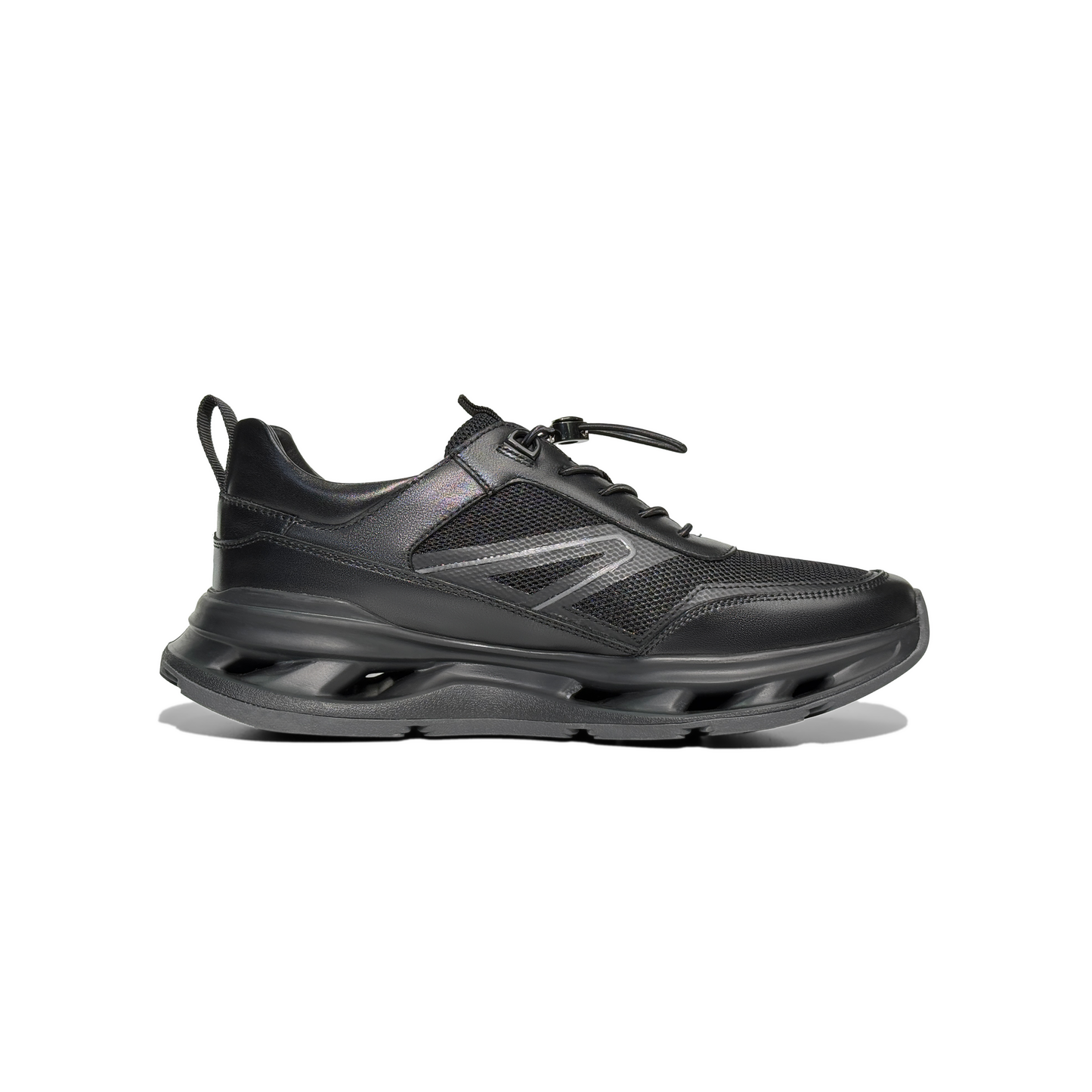 LAILE Cushioning Running Shoes Black Samurai Color Professional Durable Sports Shoes