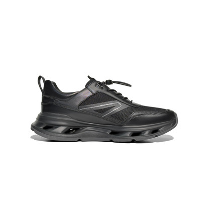 LAILE Cushioning Running Shoes Black Samurai Color Professional Durable Sports Shoes