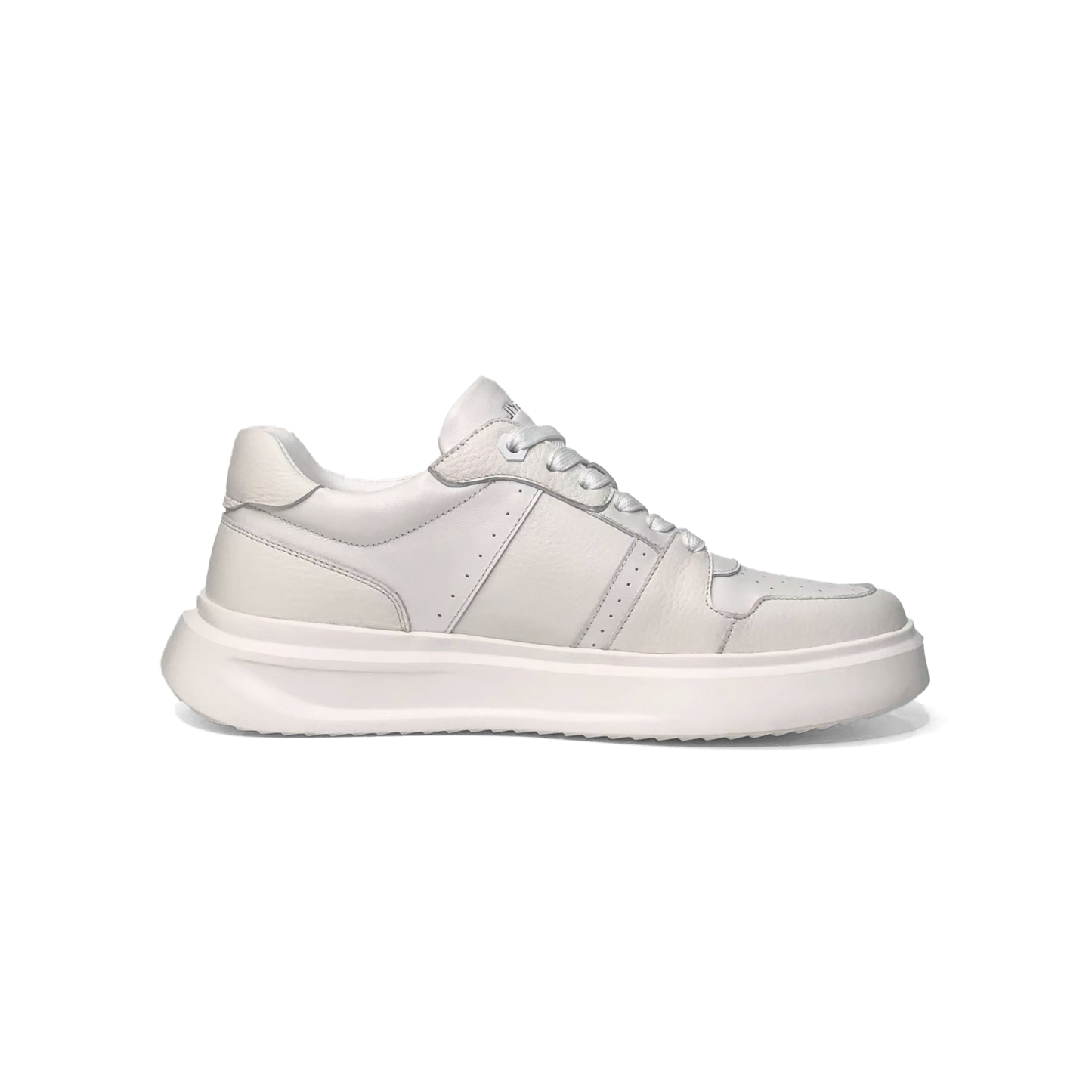 LAILE Pebble Grain Leather Hybrid Platform Skate Sneakers