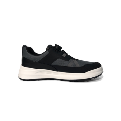 LAILE Breathable Mesh Dial Quick Lace Elevated Platform Trainers